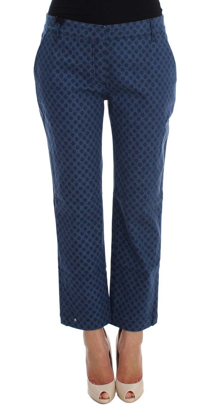 Dolce & Gabbana Polka Dotted Capri Stretch Jeans