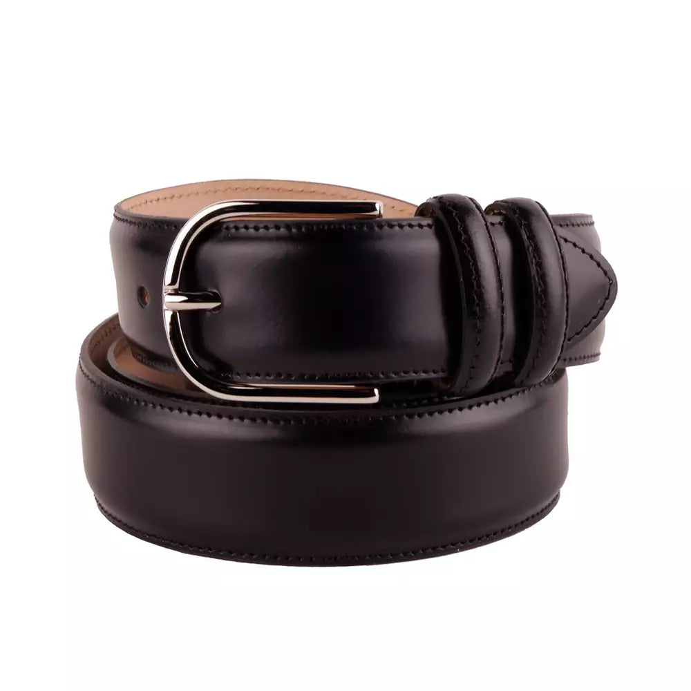 Made in Italy Elegant Multicolor Calfskin Leather Belts - Set of Seven